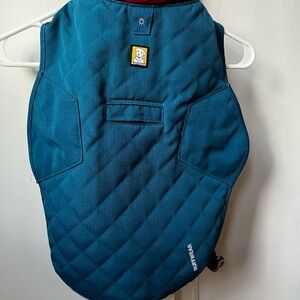 RuffWear Stumptown Quilted Dog Jacket in Deep Blue